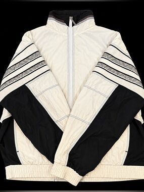 Vintage '90s HEAD Windbreaker – Black & Cream